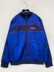 希少90s✨️アディダス デサント製 ナイロンジャケット TECHNO 紺 XO 