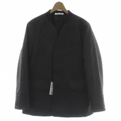 B&Y ユナイテッドアローズ BEAUTY&YOUTH ビューティー&ユース ノーカラージャケット 上着 S グレー 長袖 無地 1662-105-1120-1930 /GG