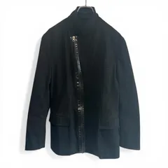 COMME des GARÇONS HOMME コムデギャルソン テーラードジャケット ジップアップ ブラック 田中オム