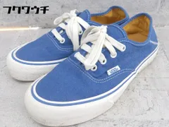 ◇ VANS バンズ authentic オーセンティック スニーカー シューズ 24ｃｍ ブルー レディース  【1002800638413】
