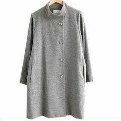 現行】レリアン ロロピアーナ カシミヤ ステンカラー ロングコート XL