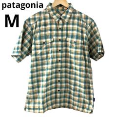 Patagonia Handwoven 半袖シャツ M インディゴブルー - メルカリ