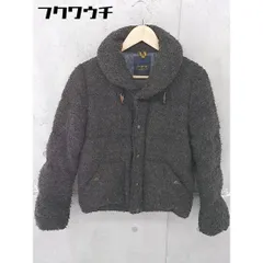 ■ Antgauge アントゲージ ジップアップ 長袖 ダウン ジャケット サイズF ブラック グレー レディース  【1104160006755】のサムネイル
