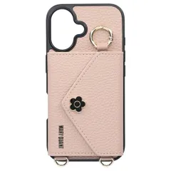 MARY QUANT マリークワント iPhone 17 用 ケース スマホショルダー POCKET SLING CASE レディース ピンク ベージュma b1eb1d9b