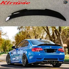 PSMスタイル BMW E92 スポイラー 3シリーズ 2ドア E92 M3クーペ 2005-2012 ABSリアスポイラーリップウィング トランクテール カースタイリ