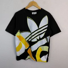 adidas Originals アディダスオリジナルス Tシャツ デカロゴ ブラック Lサイズ メンズ 古着 ストリート スポーツMIX