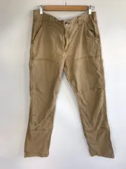 Carhartt ダブルニー ワークパンツ メンズ 36×32 ベージュ 4172202604030015