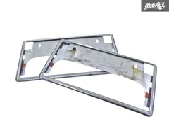 【ストア出品】TOYOTA トヨタ 純正 ナンバープレート メッキ ナンバーフレーム 2枚セット 08407-00270 即納のサムネイル