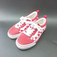 ◇ VANS ヴァンズ スニーカー サイズ19 レッド 女の子 男の子 E  【1407020005616】