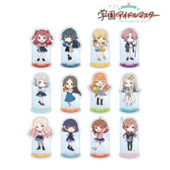 ラブライブ！ 虹ヶ咲 ダイカットクリアカード12種 三つ折りボード