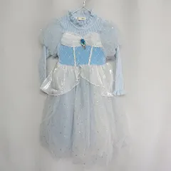 ◇ VONEYBIRD プリンセス 長袖 ロング丈 ワンピース サイズ100 スカイブルー 女の子 E  【1408220056057】