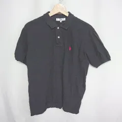 ◇ ⊂ U.S.POLO ASSN ユーエスポロアッスンS 半袖 ポロシャツ サイズM ブラック レディース E  【1409240069003】