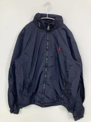 POLO ポロ ナイロンジャケット L ネイビー