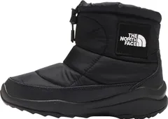 ザ・ノース・フェイス THE NORTH FACE アウトドア キッズ ヌプシ ブーティ ロゴ ショート K Nuptse Bootie Logo Short 子供 男の子 女の子 アウトドアシューズ ブーツ  NFJ52 KK TNFブラック×TNFブラック