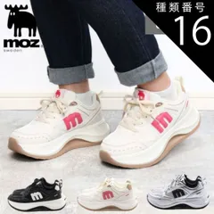 種類16：ホワイト/ピンク/24.0cm モズ moz スニーカー 軽量 厚底 ダッドスニーカー 大人かわいい おしゃれ かわいい カジュアル 疲れない 履きやすい スムース メッシュ レースアップ フレアソール 安定感 歩きやすい 脚長 レディース 婦人 シ