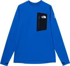 ザ・ノース・フェイス THE NORTH FACE アウトドア エクスペディションドライドットクルー メンズ レディース 長袖 Tシャツ ロンT トップス インナー カットソー シンプル 胸ポケット ファスナー付き  NT12523 SK スカイダイバー