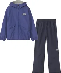 ザ・ノース・フェイス THE NORTH FACE アウトドア レインテックスユリイカ キッズ RAINTEX EUREKA ボーイズ ガールズ ハイベント トップス レイン 子供服 上下セット 雨具 キャンプ 記名ラベル  NPJ1251 TB TNFブルー