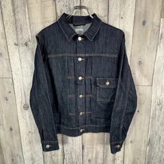 BROWNY ブラウニー Levi's リーバイス 1st type ファースト タイプ インディゴ ブルー 濃紺 濃青 ストレッチ素材 デニム ジャケット Gジャン ジージャン トラッカージャケット レディース M サイズ