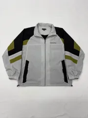 ディスイズネバーザット オーバーサイズ ディスイズネバーザット バイカラー ウィンドブレーカー ジャケット