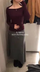 ZARA ザラ リブ ロング スリーブ Tシャツ 4174/757/660