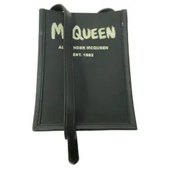 アレキサンダーマックイーン ALEXANDER MCQUEEN 美品 ナイロン ロゴ ショルダーバッグ クロスボディ 黒 ブラックのサムネイル