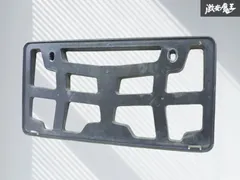 社外 CARMATE LUXIS ナンバーフレーム ナンバー枠 ライセンスプレート 黒素地 1枚 穴間 約21㎝ 縦 約17.5㎝ 横 約34㎝ 即納 棚のサムネイル
