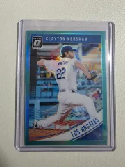 2018 MLB クレイ・カーショー アクア レフレクター カード LAドジャーズ