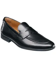 フローシャイム メンズ シューズ スリッポン・ローファー Florsheimens Modena MocToe Penny Loafers Black ブラック