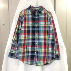 ポロ ラルフローレン CHECK シャツ (7歳 8歳 130/64)