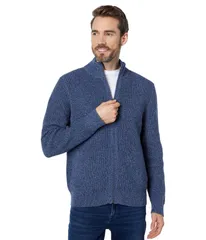 エルエルビーン メンズ アウター ニット・セーター コットン LLBean Organicotton Full Zip Sweater Vintage Indigo インディゴ