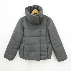 アースミュージックアンドエコロジー 中綿ブルゾン ジャケット ブランド アウター レディース Mサイズ グレー earth music&ecology 【中古】