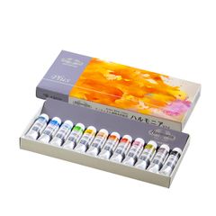 クサカベ ハルモニア 透明水彩絵具2種類セット 合計24色 - メルカリ
