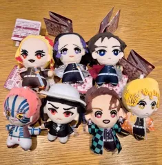(新品) 鬼滅の刃 キーホルダー ぬいぐるみ 7種 セット