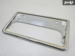 【ストア出品】TOYOTA トヨタ 純正 ナンバープレート ナンバーフレーム プレステージタイプ メッキ/ゴールド 08407-00260 即納のサムネイル