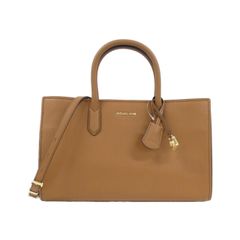 マイケルコース ぺブルドレザー2WAYバッグ☆スネークエンボス 