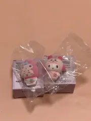 (セット価格)サンリオ ちいかわ マイメロディ カニ フロッキー キーホルダー 新品