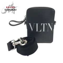 美品 Valentino ヴァレンチノ VLTNロゴ ブラック 黒 ホワイト シルバー金具 レザー ショルダーバッグ ポシェット レディース 601841 【中古】 美品 Valentino ヴァレンチノ VLTNロゴ ブラック 黒 ホワイト シルバー