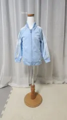 アディダス キッズ スカイブルー トラック ジャケット