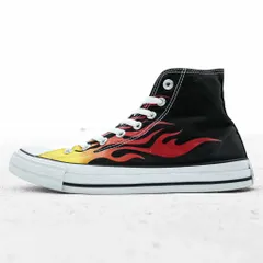 CONVERSE オールスター ALL STAR Hi ファイヤーパターン ハイカット スニーカー 27.5cm キャンバス IGNITE イグナイト 1CJ840
