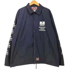 ベンデイビス BEN DAVIS 裾ドローコード スリーブロゴプリント コーチジャケット メンズ import：L 