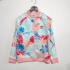 150 アディダス キッズ フラワー トラックジャージ ジャージ ピンク