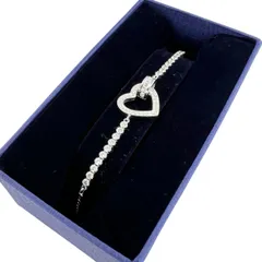 スワロフスキー ハート ブレスレット ラインストーン ブレスレット SWAROVSKI シルバー