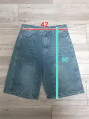 デニムハーフパンツ デニムハーフパンツ 34くらい？