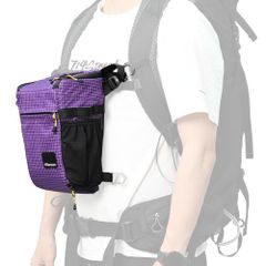 Camera Bag for Hiking and Mountaineering - Attaches to Backpack for Quick Camera Access - Camera Case, Secures to Backpack, Camera Shoulder Bag, Multifunctional, Multipurpose, Waterproof, Large Capacity, 4-Way, Padded, Expandable Capacity, Adjustable Dividers, Lightweight, with Shoulder Strap, for Travel, Outdoors, and Mountain Climbing (bb307a6d)