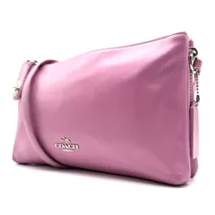 COACH y2k pink leather shoulder bag crossbody charm コーチ ショルダーバッグ