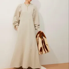 ADAM ET ROPÉ 【WEB限定】 パフスリーブマーメイドスウェットワンピース  定価¥11,550