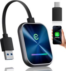 【2026新モデル 第2世代登場！】CarPlay KUKIHO ワイヤレス 2 in 1 カープレイ Android Auto アダプター apple carplay プラグ アンド プレイ 自動接続 ブルートゥース&bluetooth 9 605ab731