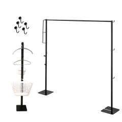 【2026年版 日本企業】：「干すとこないやーん、あるやーん」折り畳み 室内物干し タワー型 マグネットフック5個付き コンパクト 組み立て簡単 シツナイモノホシ 布団も干せる 収納時はポールハンガー 使用時：約W175×D25×H160cm 6b7f20e3