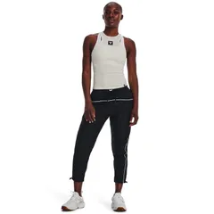 アンダーアーマー レディース トップス シャツ Under Armour Project Rock Rib Tank Womens IvoryBlack アイボリー