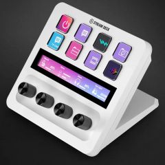 Stream Deck + White ホワイト 美品 公式シルバーノブ換装済 - メルカリ